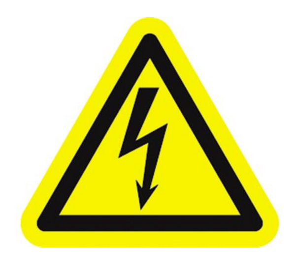 AUTOCOLLANT "DANGER ÉLECTRIQUE" 9CM