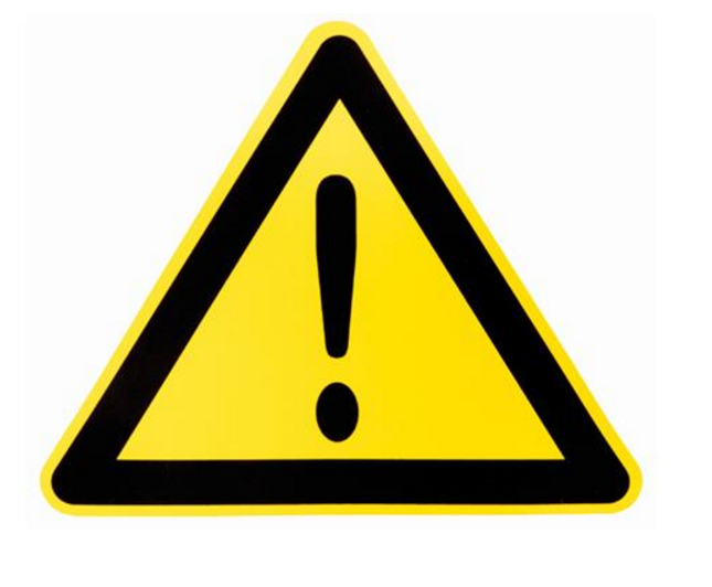 AUTOCOLLANT "DANGER GÉNÉRAL" [Taille: 9cm]