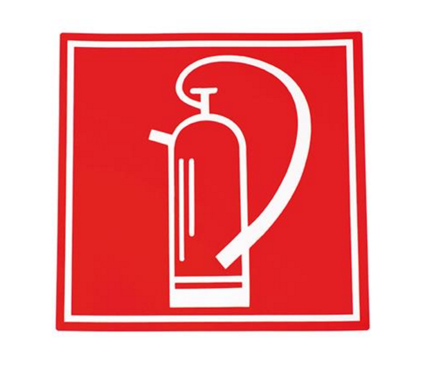 AUTOCOLLANT "EMPLACEMENT EXTINCTEUR" 20CM