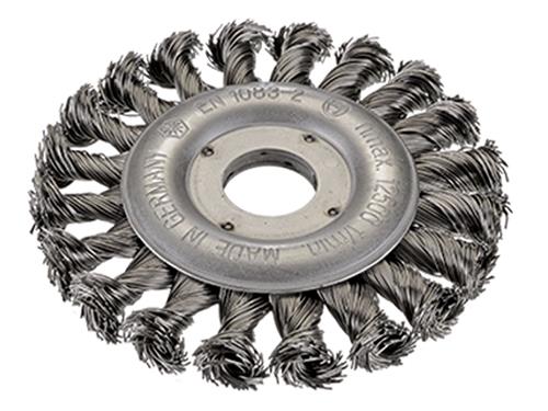BROSSE ABRASIVE POUR MEULEUSE [Fil Torsadé G M 14: Qualité traditionnelle D115x10 B22.2 STD]