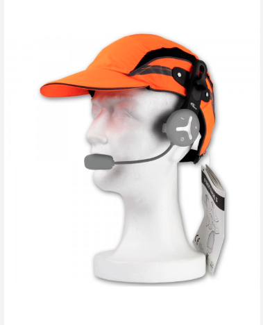 CASQUETTE DE SÉCURITÉ NAUTIC TALK/BUDDY CHAT ORANGE FLUO