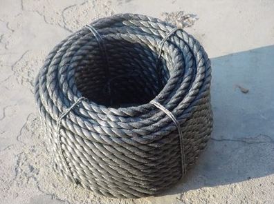 CORDE POLYPROPYLÈNE NOIRE Ø24 50M
