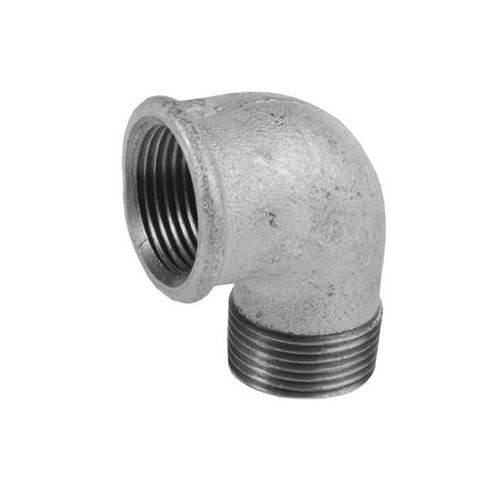 COUDE 90° ZINGUÉ RÉDUCTION FEMELLE 3/4" MÂLE 1/2"