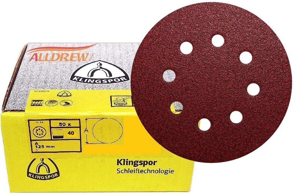 DISQUE ABRASIF KLINGSPOR Ø125MM P400 BOÎTE DE 50