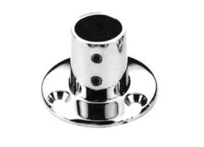 EMBASE RONDE INOX 90° TUBE 25MM