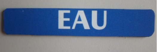 MAGNET EAU 2X10CM