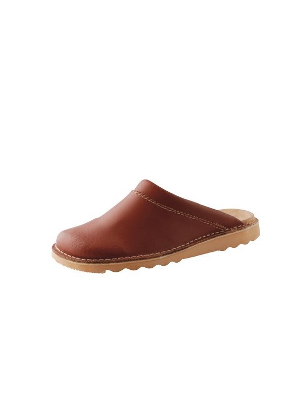 MULE [Taille: Taille 45] [Matière: Cuir] [Couleur: Brun]