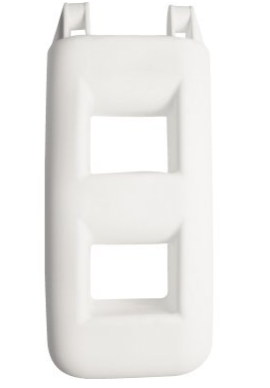 PARE-BATTAGE ECHELLE [Couleur: Blanc] [Marche: 3 marches]