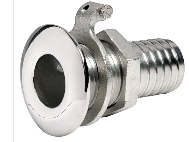 PASSE-COQUE INOX 38X80MM FILETAGE Ø1"1/2