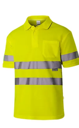 POLO HAUTE VISIBILITÉ JAUNE T2