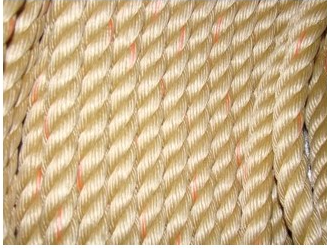 CORDE POLYSTEEL 4 TORONS BEIGE/ORANGE Ø24