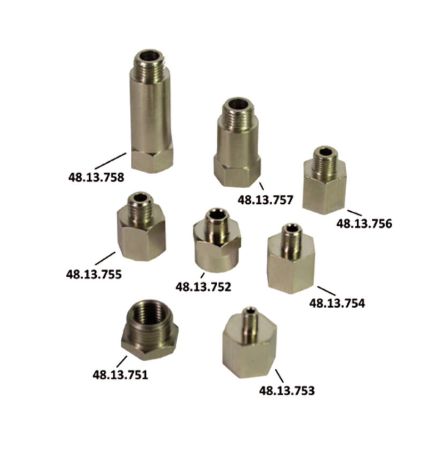 RACCORD DE RÉDUCTION POUR GRAISSEUR FEMELLE 1/4"/MÂLE 3/8"