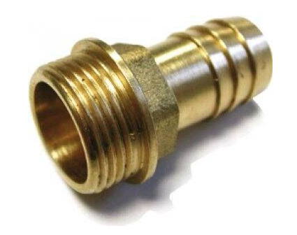 RACCORD LAITON RÉDUCTION FILETAGE MÂLE 1/4" TUYAU 10MM
