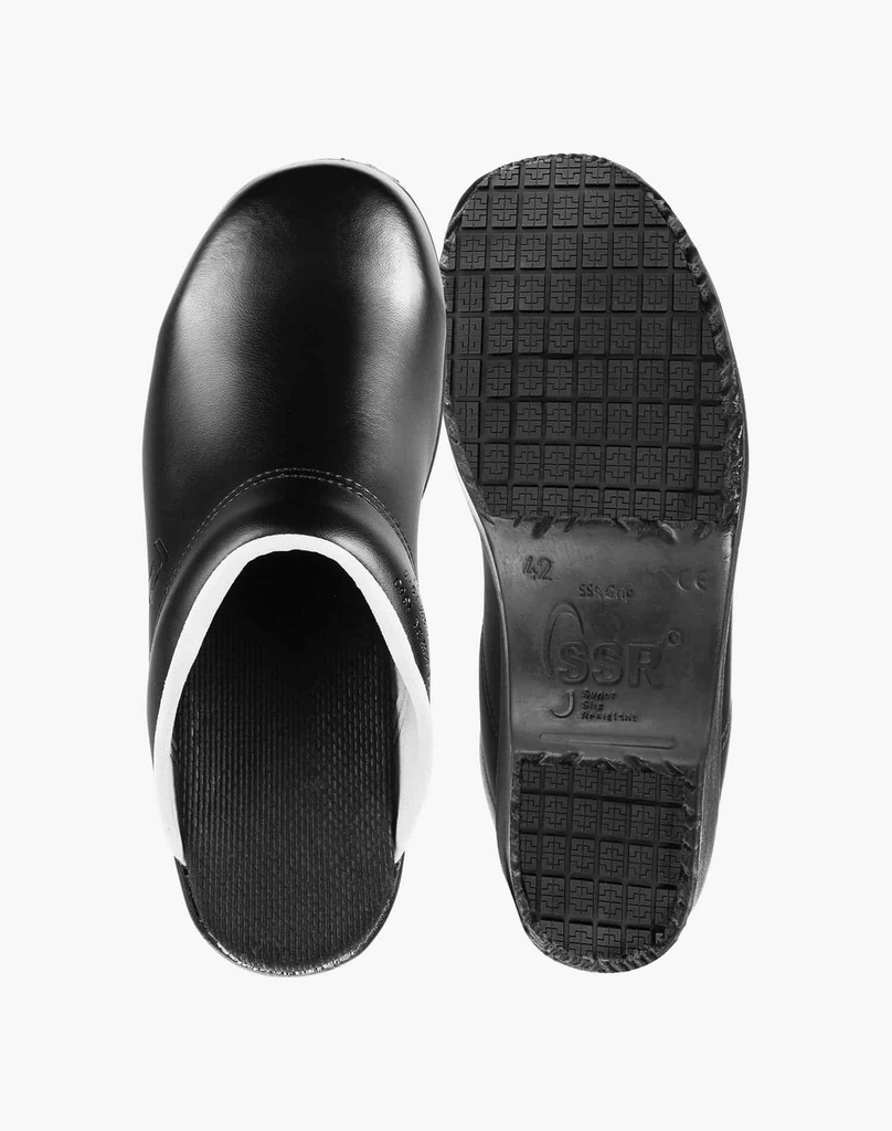 SABOTS DE TRAVAIL ADHERENTS "LUGANO" [Taille: Taille 38] [Couleur: Noir]