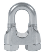 SERRE CABLE ÉTRIER INOX Ø6 M5