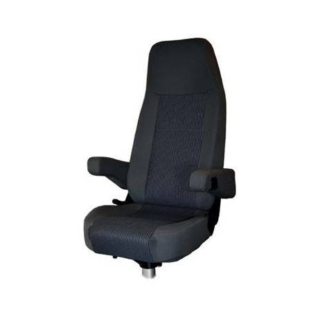 SIÈGE DE PILOTAGE HAYDN TISSU GRIS FONCÉ SANS SUPPORT