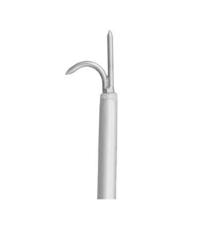 GAFFE/YECK ALU Ø30MM 500CM CROC INOX