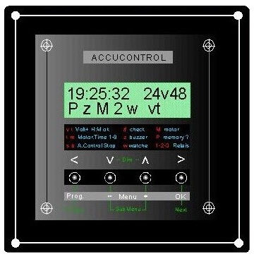 ACCU CONTROL 24V BERNARD 12x12CM