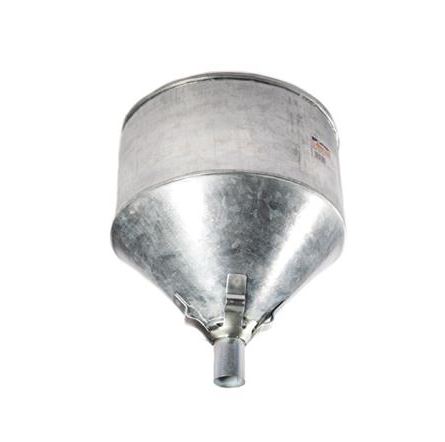 ENTONNOIR ACIER ZINGUÉ 250MM AVEC TAMIS AMOVIBLE 6L