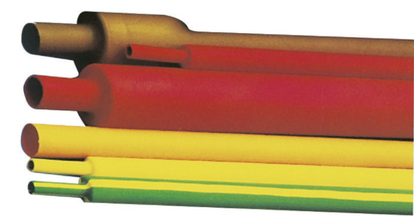 GAINE THERMO ROUGE 6.4/3.2mm 1METRE