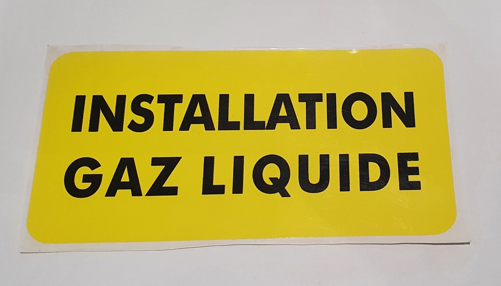 LIQUID GAS' STICKER