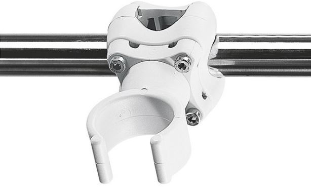 SUPPORT CLIP Ø40/45MM POUR TUBE Ø18/25MM