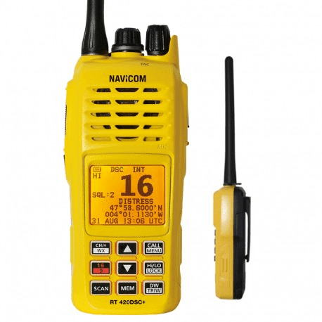VHF PORTABLE RT420 MAX  ÉTANCHE  FLOTTANTE AVEC FLASHLIGHT 6W