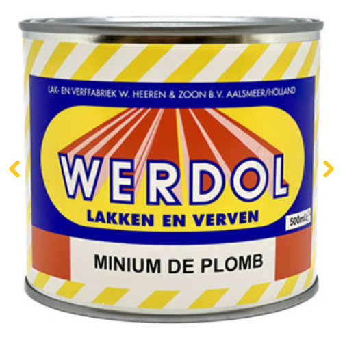 WERDOL MINIUM DE FER ROUGE BRUN 2L
