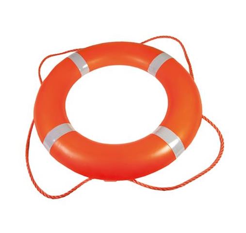 BOUÉE COURONNE DE SAUVETAGE ORANGE 2,5KG SOLAS/R.I.N.A 0474