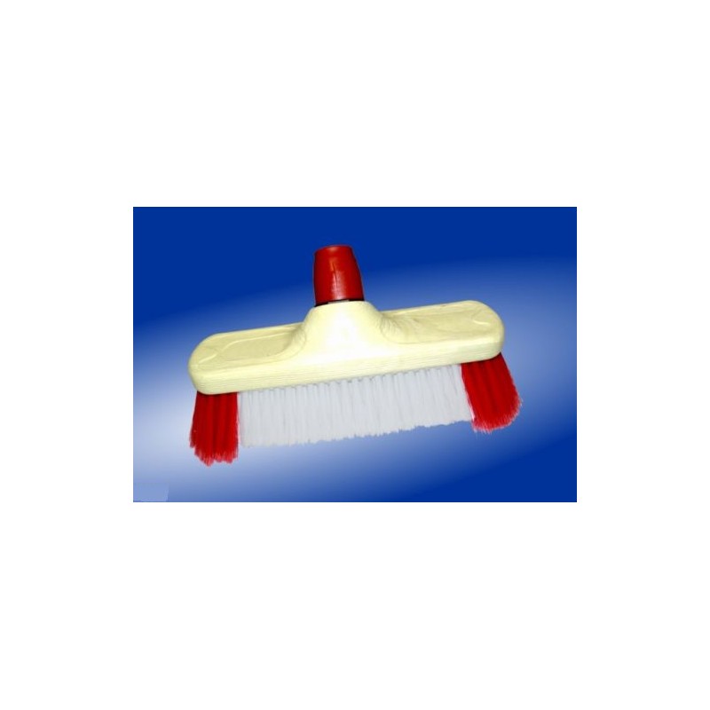RED AND WHITE BOAT BRUSH