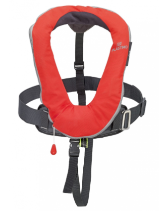 VEST GF EVO-J AUTO+HARN+SC RED