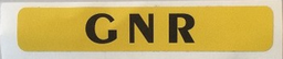 [OUA879] "GNR"  STICKERS