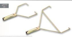 [400425] MONTURE DOUBLE BRANCHE "ÉCO" 25CM