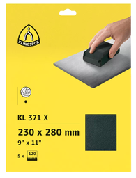 [51.80.060P] ABRASIF FEUILLE  RÉSISTANT À L'EAU (PAQUET) [Grain: Grain 60]