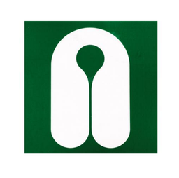 [OUA876] AUTOCOLLANT "GILET DE SAUVETAGE" 15X17CM