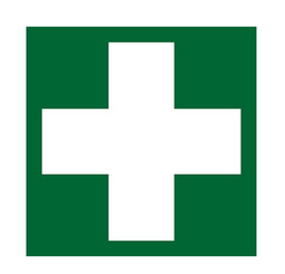 [OUA922] AUTOCOLLANT "TROUSSE DE SECOURS" [Taille: 10cm *10cm]