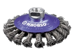 [41.15.100] BROSSE ABRASIVE CONIQUE POUR MEULEUSE ACIER TORSADÉ Ø100MM M14