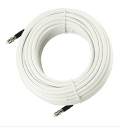 [OUA332] CÂBLE ANTENNE RG8X TERMINAISON FEMELLE BLANC EN ROULEAU [Taille: 3m]