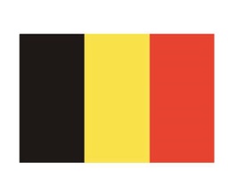 [VED130] DRAPEAU BELGIQUE TISSUS 150X225CM