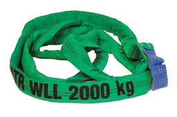 [03.09.650] ÉLINGUE VERTE POUR JANTE ALUMINIUM 250CM 2000KG