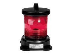 [OUL954] FEU DE NAVIGATION DHR55 MAT ROUGE SUR PIED