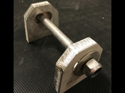 [OUG018] SET DE 2 FIXATIONS INOX POUR GLISSOIRE KATCHOÉ