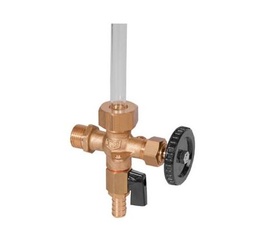 [85.61.213] INDICATEUR DE NIVEAU ROBINET 12-13MM POUR GASOIL DIESEL EAU [Type: Robinet de vidange] [Déscription: Robinet vanne]