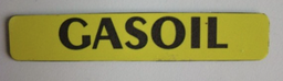 [OUM441] MAGNET 'GASOIL' [Taille: 10cm * 1.8cm]