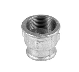 [86.24.025] RACCORD/MANCHON RÉDUIT N°240 ZINGUÉ 1"1/2 X 2"