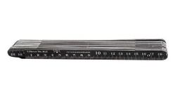 [OUM009] MÈTRE PLIANT ALUMINIUM 3M