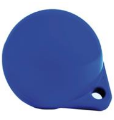 [YAP010] POIDS DRAPEAU BLEU Ø90MM