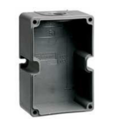 [52079] PRISE HYPRA PLASTIQUE [Legrand: Boîtier réversible Hypra pour prise 2P+T IP44 - 16A - plastique]