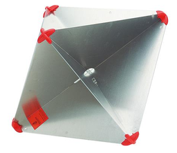[YAR001] REFLECTEUR RADAR ALUMINIUM [Taille: 300*300*415mm] [Matière: Aluminium anodisé]