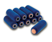 [208111] ROULEAU MOUSSE FLOQUÉE [Taille: 110mm bleu]